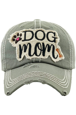 Dog Mom Vintage Baseball Cap