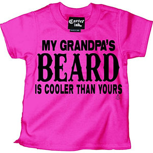 My Grandpas Beard-Pink - Childrens Tops - Cartel Ink - Bella Lu's Inc