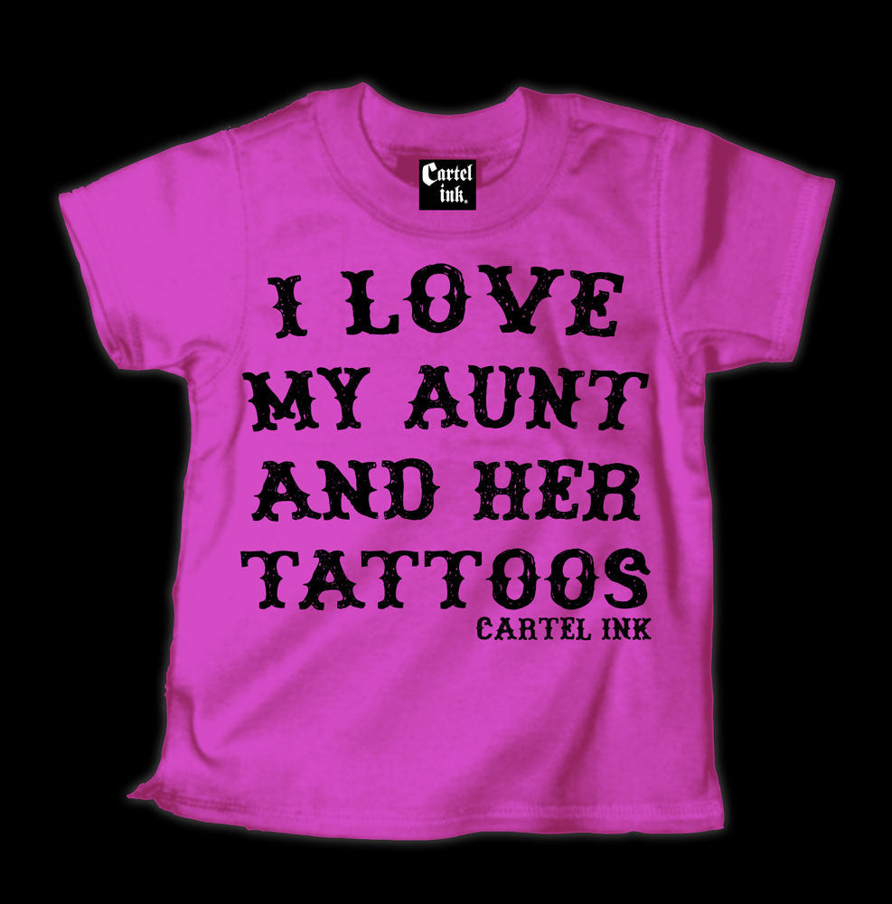 I Love my Aunt-Pink - Childrens Tops - Cartel Ink - Bella Lu's Inc