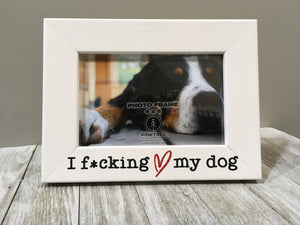 Fn Love My Dog Photo Frame