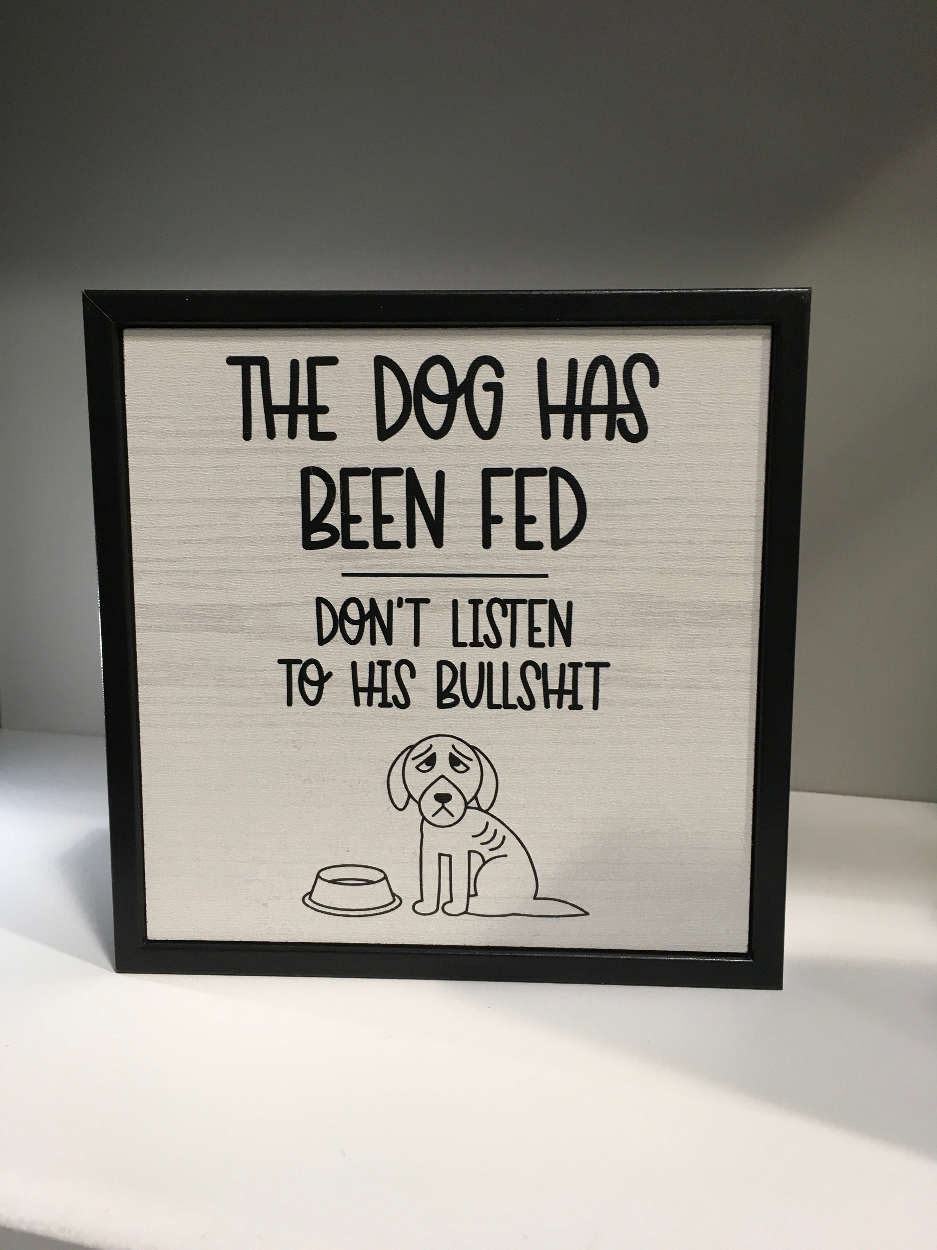 The Dog Framed Print
