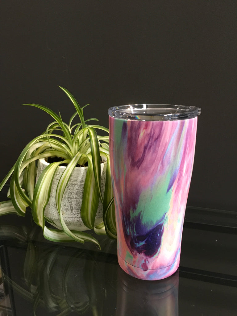 20oz Stainless Steel Tumbler-Cotton Candy