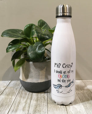 Unicorn Crazy Water Bottle